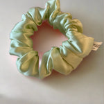  Lime Silk Hair Scrunchie - Lime Silk Hair Scrunchie -  -  - fine silk products by Forsters Finery