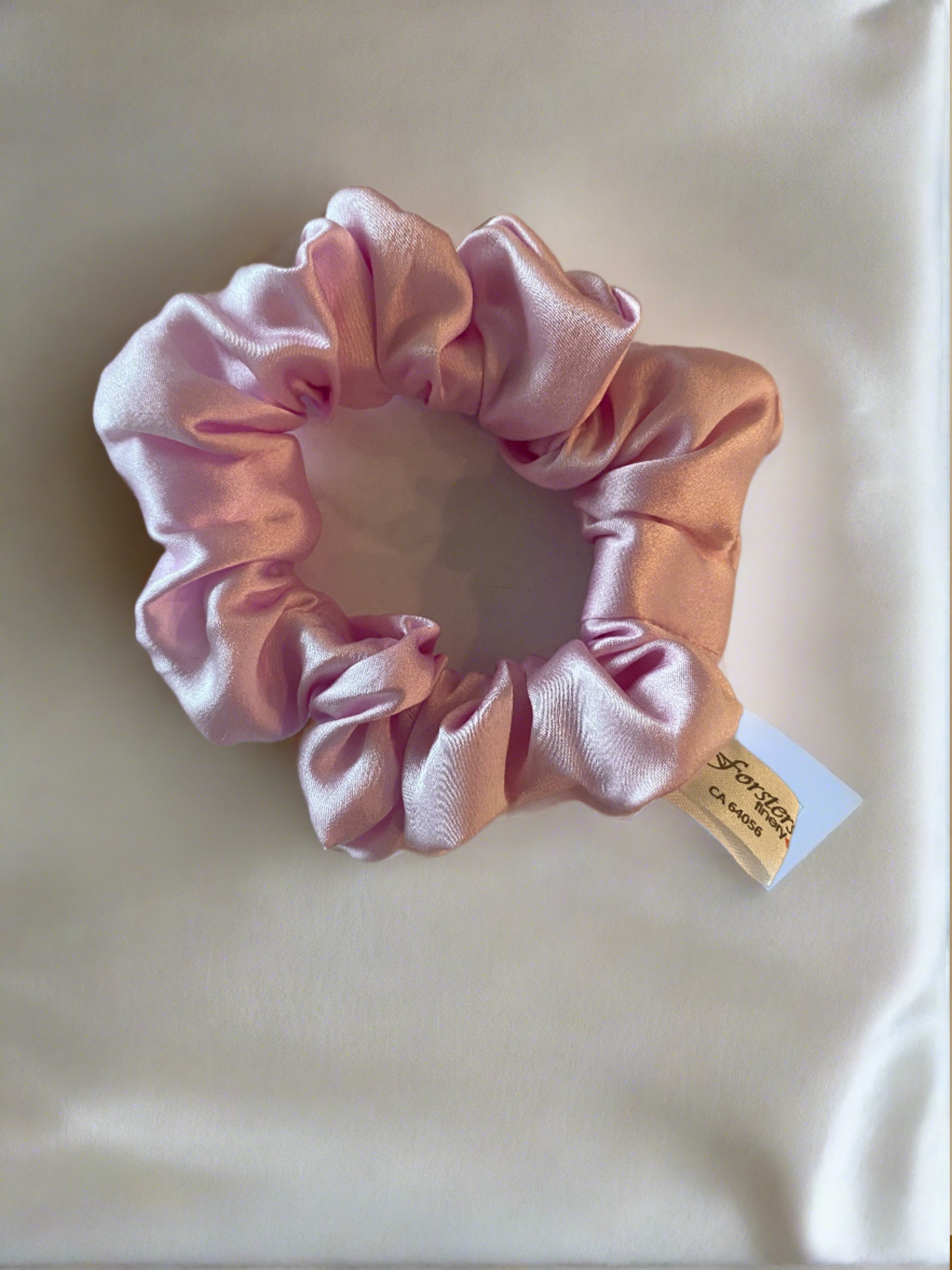  Lilac Silk Hair Scrunchie - Lilac Silk Hair Scrunchie -  -  - fine silk products by Forsters Finery