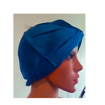 Azure Square Silk Night Cap/Bonnet -  Silk Night Cap - Forster's Finery Fine Silk Products