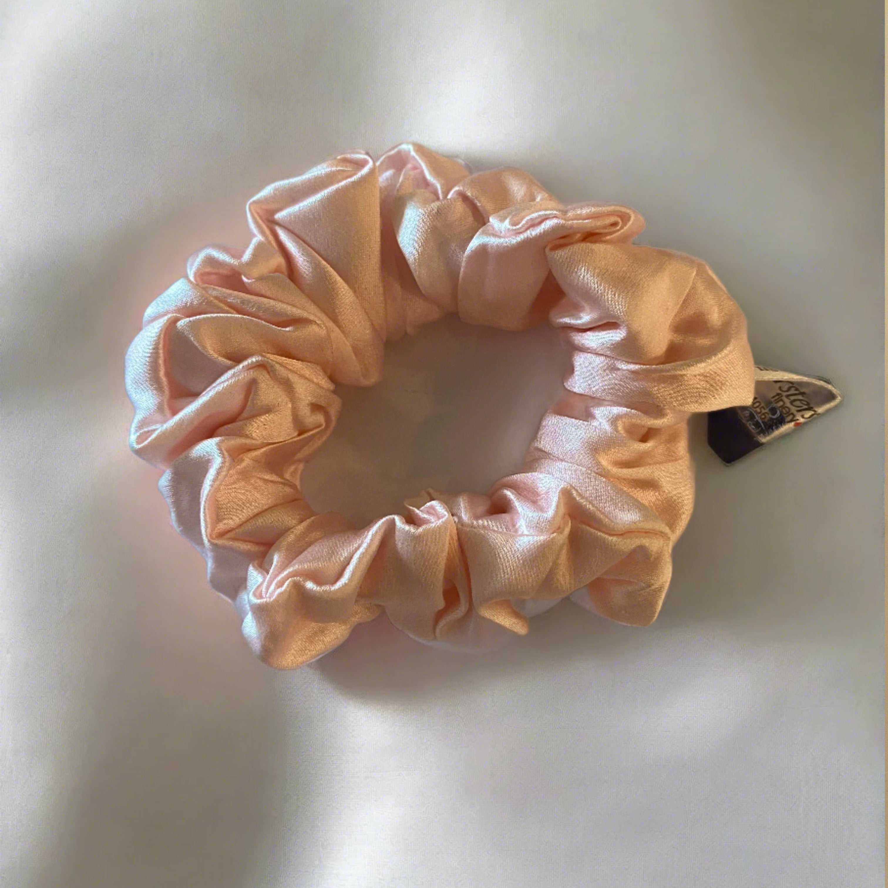  Pink Silk Hair Scrunchie - Pink Silk Hair Scrunchie -  -  - fine silk products by Forsters Finery