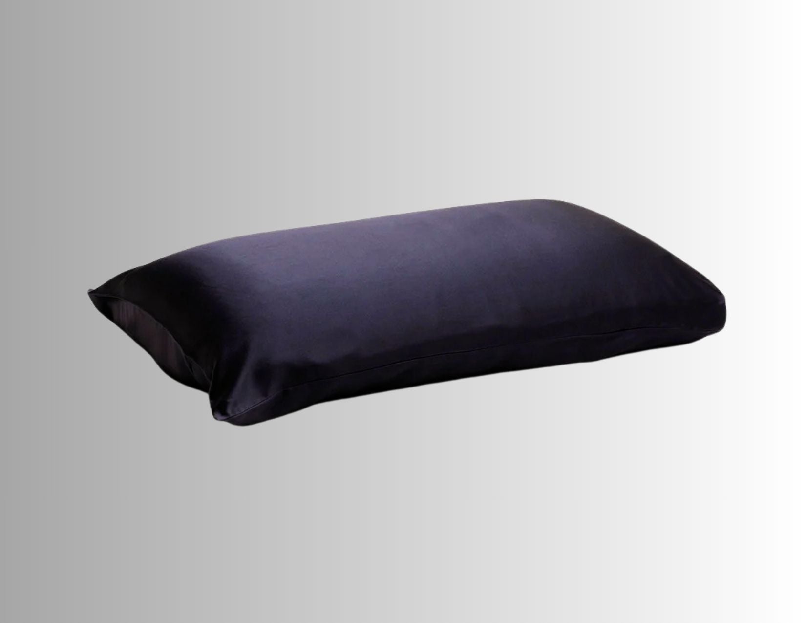 Silk Pillowcase Black (Envelope Style) -  Silk Pillowcase - Forster's Finery Fine Silk Products