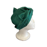 Silk Bonnet Dk Green (Twisted Design)