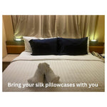 Mulberry Silk Pillowcase Envelope Style Navy Blue -  Silk Pillowcase - Forster's Finery Fine Silk Products