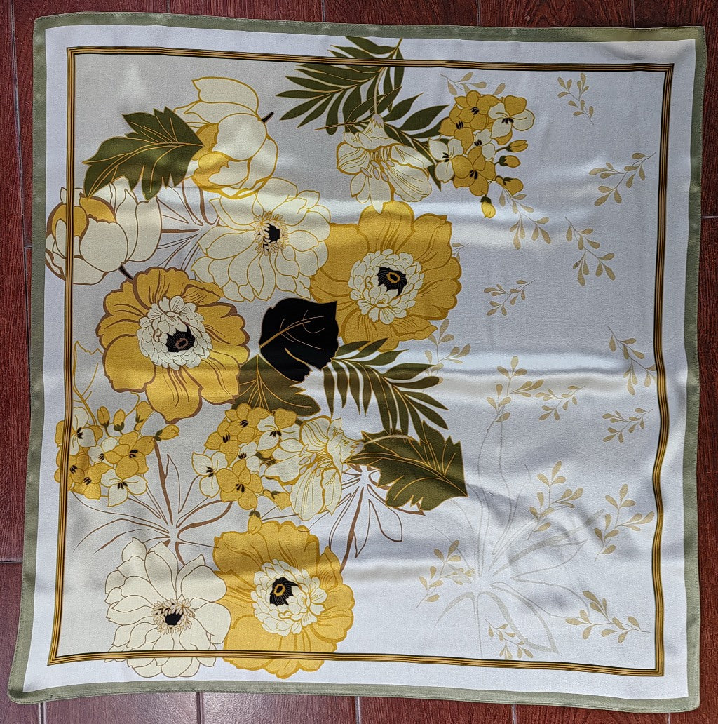  Forsters Finery Silk Scarves. 27x27 inches Square - Forsters Finery Silk Scarves. 27x27 inches Square -  -  - Luxurious Fine Silk by Forsters Finery