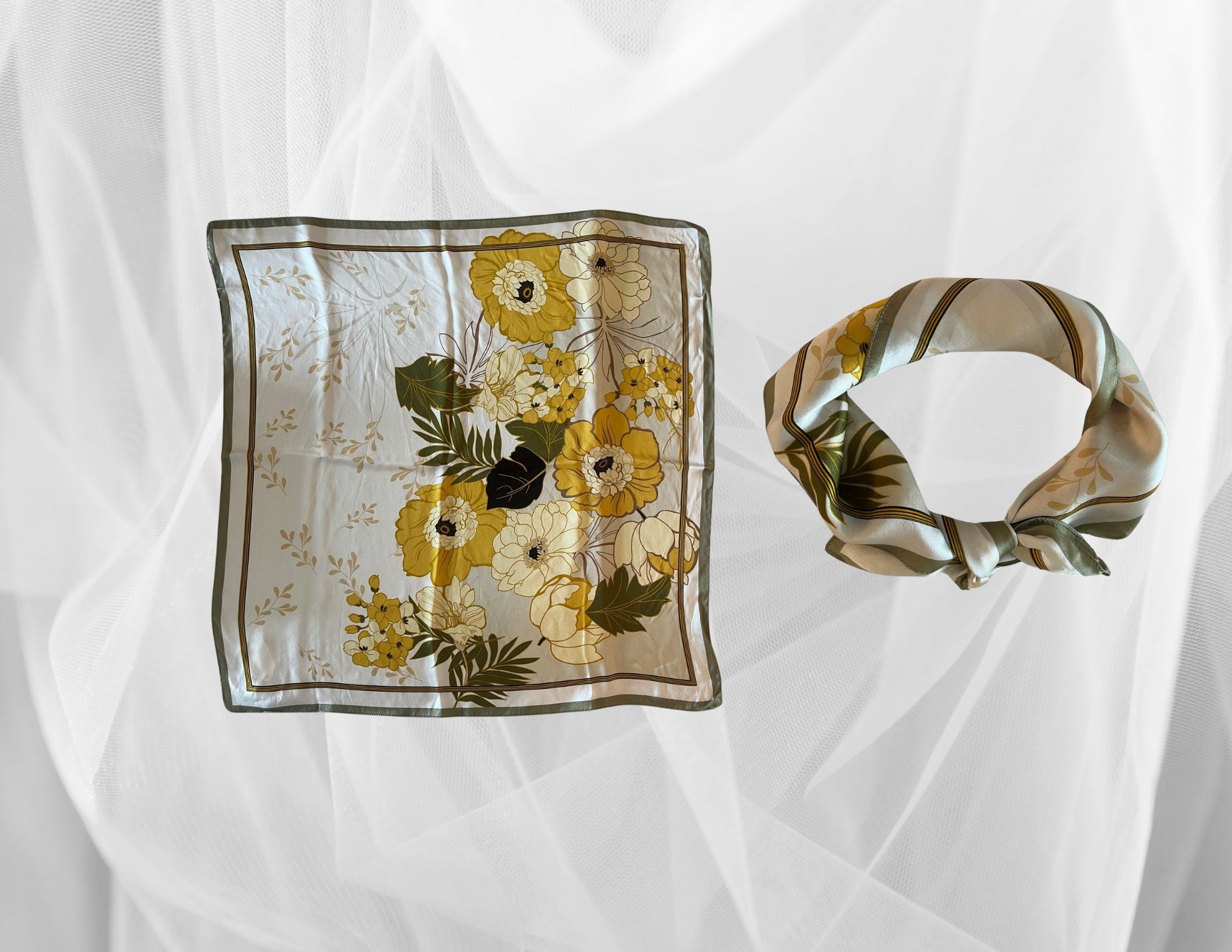 Forsters Finery Mulberry Silk Scarves. 26x26 inches Square -  Silk Scarf - Forster's Finery Fine Silk Products