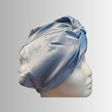 Silk Bonnet Light Blue (Twisted Design)