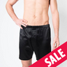 Men's Black Mulberry Silk Boxer Shorts with button fly -  Silk Boxer Shorts - Forster's Finery Fine Silk Products