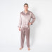  Men's Taupe Pajama Set - 3X - FF-MensPajama-3X-Taupe -  - Luxurious Fine Silk by Forsters Finery