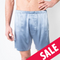 Men's Twilight Blue Mulberry Silk Boxer Short with button fly -  Silk Boxer Shorts - Forster's Finery Fine Silk Products