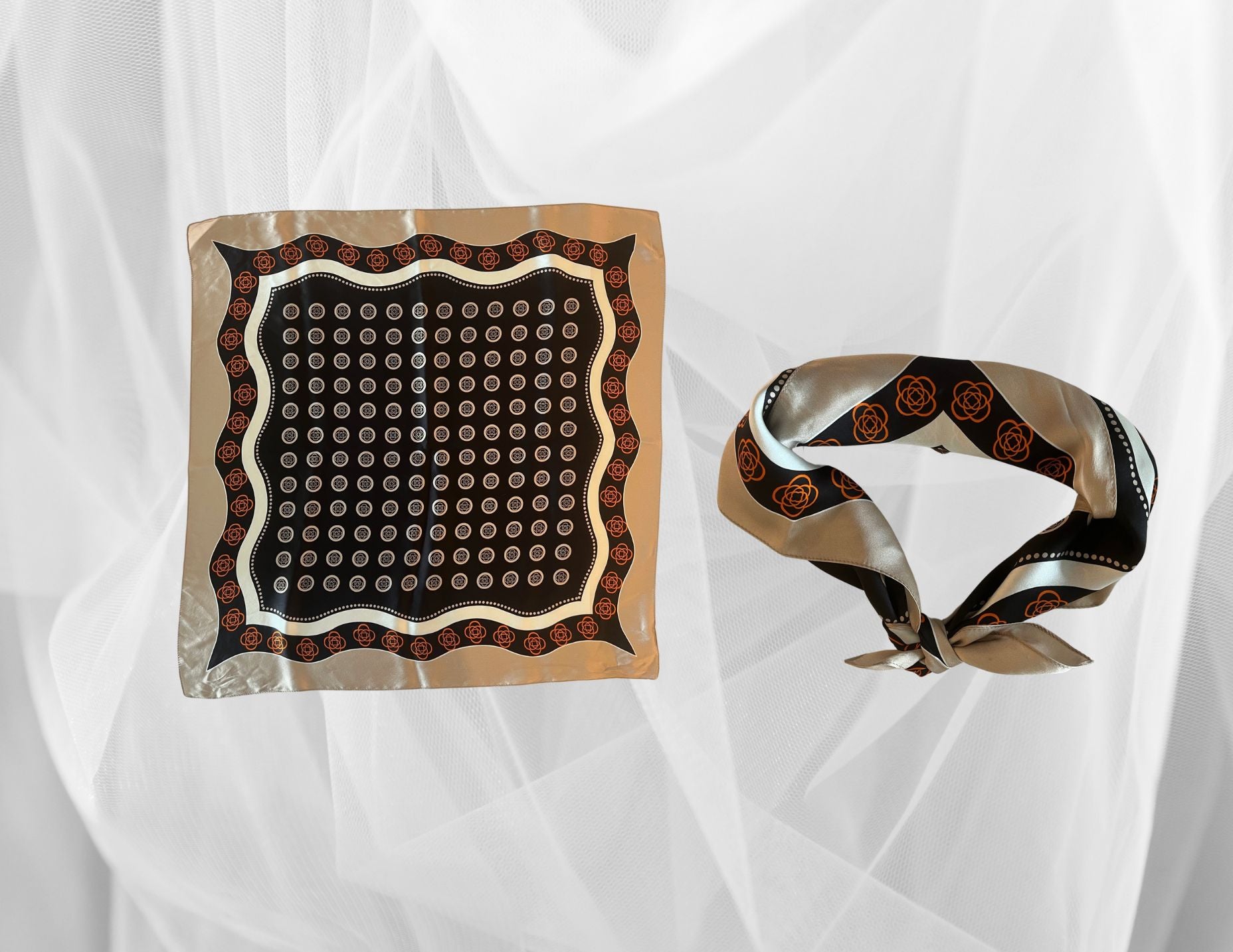 Forsters Finery Mulberry Silk Scarves. 26x26 inches Square -  Silk Scarf - Forster's Finery Fine Silk Products