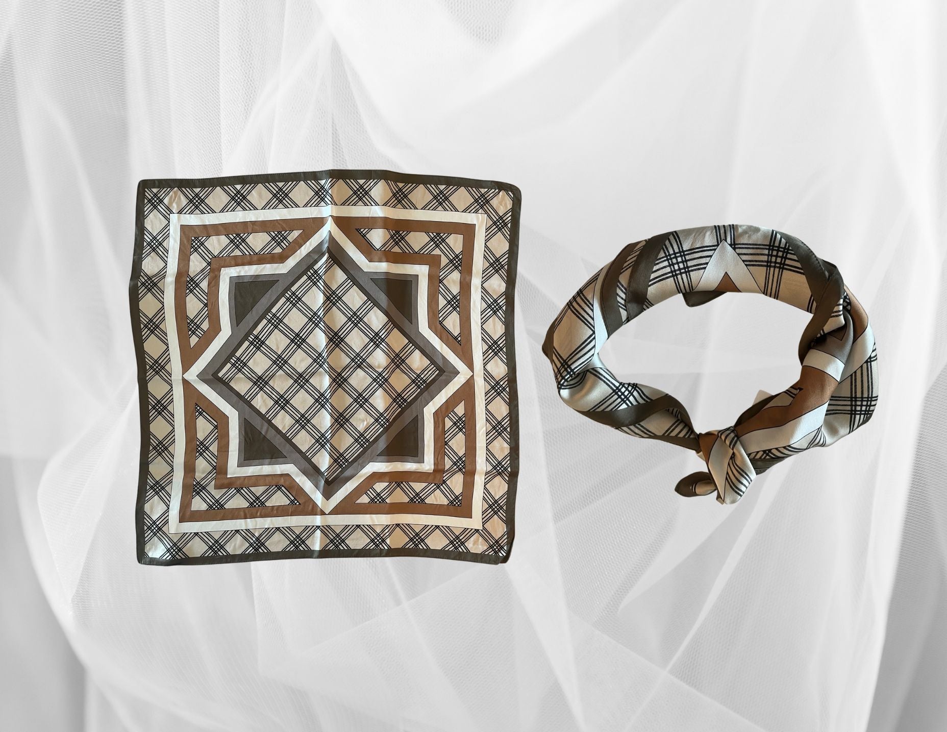 Forsters Finery Mulberry Silk Scarves. 26x26 inches Square -  Silk Scarf - Forster's Finery Fine Silk Products