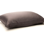  Dark Grey Silk Pillowcase - Dark Grey Silk Pillowcase -  -  - fine silk products by Forsters Finery