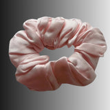 Silk Hair Scrunchie Pink