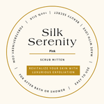 Silk Serenity Scrub Mitten -  Silk Exfoliating Mitt - Forster's Finery Fine Silk Products