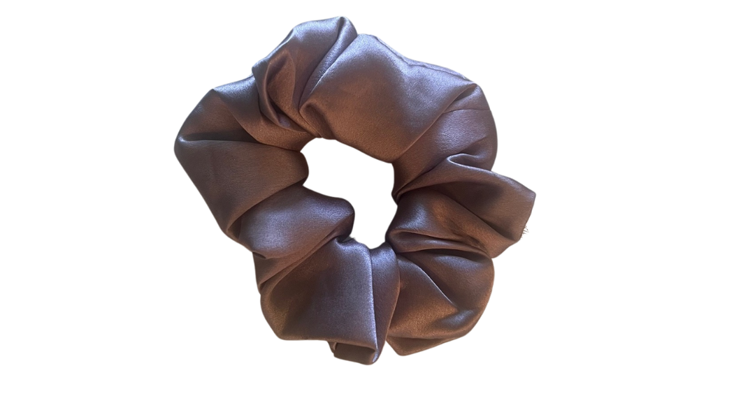 Mauve Silk Hair Scrunchie -  Silk Scrunchy - Forster's Finery Fine Silk Products