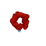  Red Silk Hair Scrunchie - Red - FF-Scrunchie-OS-Red -  - Luxurious Fine Silk by Forsters Finery