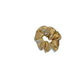 Silk Hair Scrunchie Gold