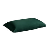 Mulberry Silk Pillowcase Envelope Style Dark Green