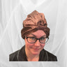 Coffee Double Silk Bonnet -  Silk Night Cap - Forster's Finery Fine Silk Products