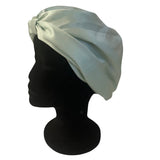  Mint Square Silk Night Cap/Bonnet - Mint Square Silk Night Cap/Bonnet -  -  - fine silk products by Forsters Finery