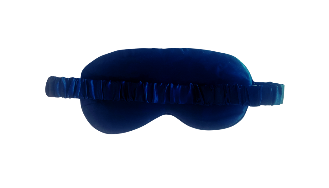 Navy Pure Silk Sleep Mask -  Sleep Masks - Forster's Finery Fine Silk Products