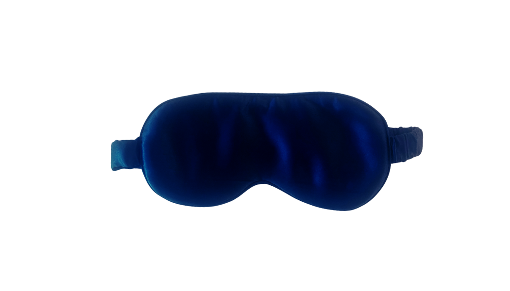 Navy Pure Silk Sleep Mask -  Sleep Masks - Forster's Finery Fine Silk Products