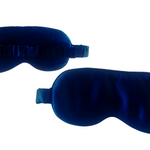 Silk Sleep Mask Navy -  Sleep Masks - Forster's Finery Fine Silk Products