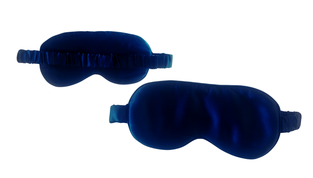 Silk Sleep Mask Navy -  Sleep Masks - Forster's Finery Fine Silk Products