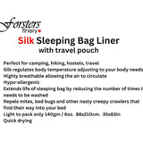 Silk Travel Sheets -  Silk Travel Sheets - Forster's Finery Fine Silk Products