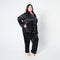  Women's Plus Size Black Pajama Set - 24-26 -  -  - fine silk products by Forsters Finery