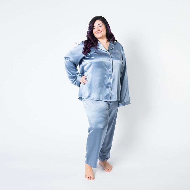  Women's Plus Size Twilight Pajama Set - 24-26 -  -  - fine silk products by Forsters Finery