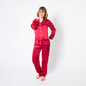  Women's Red Pajama Set - 2X - FF-WomensPajama-2X-Red -  - Luxurious Fine Silk by Forsters Finery