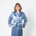  Women's Twilight Robe - Large / Extra Large - FF-Womensrobe-L/XL-Twilightblue -  - Luxurious Fine Silk by Forsters Finery