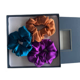 Silk Hair Scrunchie Copper -  Silk Scrunchy - Forster's Finery Fine Silk Products