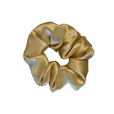 Silk Hair Scrunchie Gold