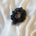  Black Silk Hair Scrunchie - Black Silk Hair Scrunchie -  -  - fine silk products by Forsters Finery