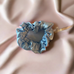  Light Blue Silk Hair Scrunchie - Light Blue Silk Hair Scrunchie -  -  - Luxurious Fine Silk by Forsters Finery