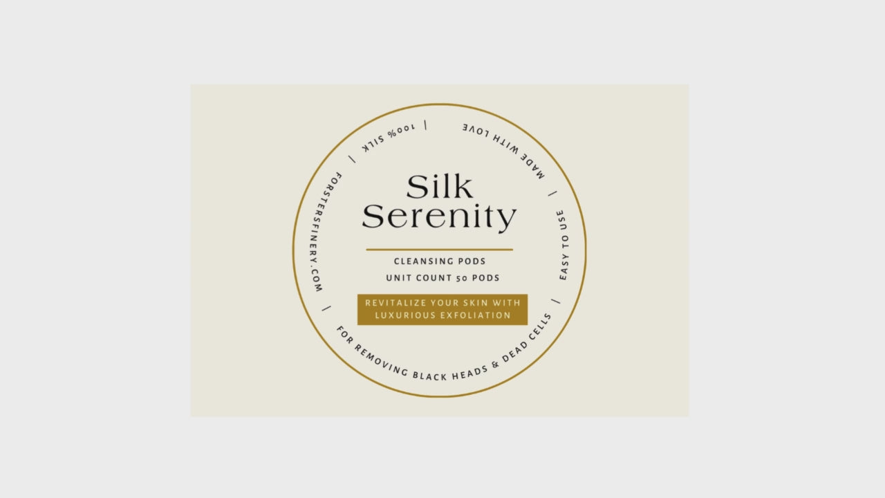 Silk Serenity video on how to use the cleansing pods