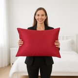 Mulberry Silk Pillowcase Envelope Style Red