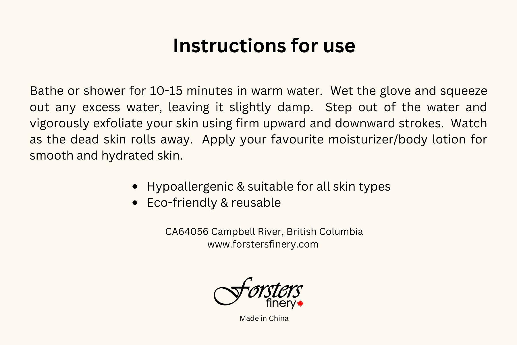 Silk Serenity Scrub Mitten -  Silk Exfoliating Mitt - Forster's Finery Fine Silk Products