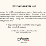 Silk Serenity Scrub Mitten -  Silk Exfoliating Mitt - Forster's Finery Fine Silk Products