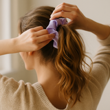 Silk Hair Scrunchie Lilac