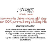 Silk Sleep Mask Dark Green