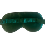 Dark Green Pure Silk Sleep Mask -  Sleep Masks - Forster's Finery Fine Silk Products