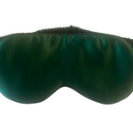 Dark Green Pure Silk Sleep Mask -  Sleep Masks - Forster's Finery Fine Silk Products