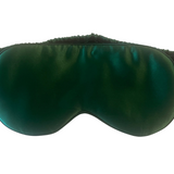 Dark Green Pure Silk Sleep Mask -  Sleep Masks - Forster's Finery Fine Silk Products